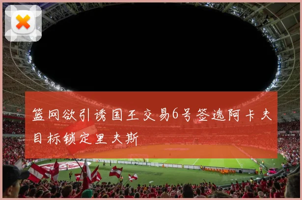 篮网欲引诱国王交易6号签选阿卡夫目标锁定里夫斯